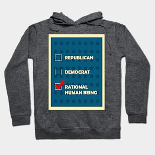 Politics-Rational Human Being Hoodie